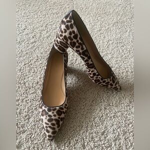 J. Crew Leopard Print Heels